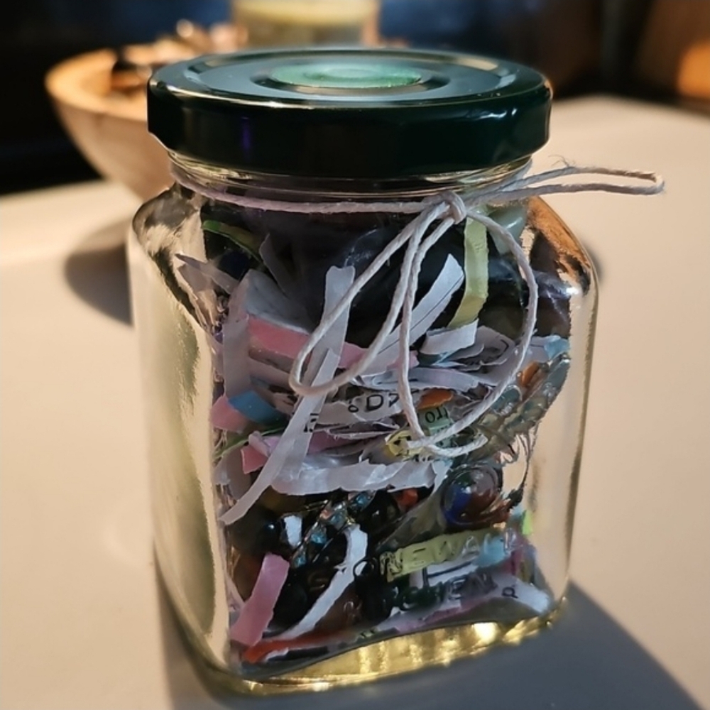 FUN Mystery Genuine Gemstone & Costume Jewelry Jar With Tumbles!